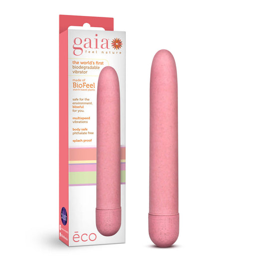 Gaia Biodegradable Eco Vibrator Pink