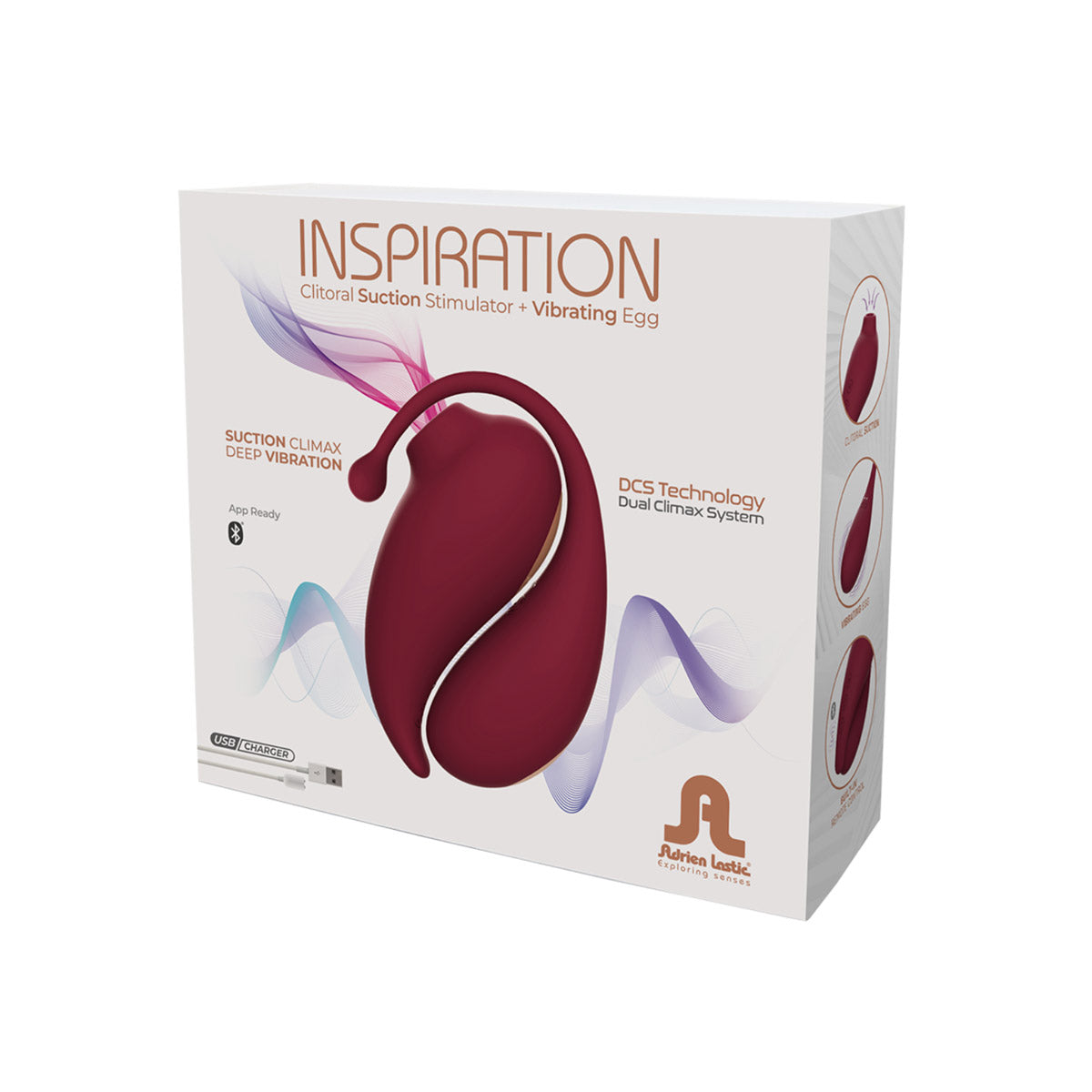 Adrien Lastic Inspiration Clitoral Suction Stimulator and Vibrating Egg