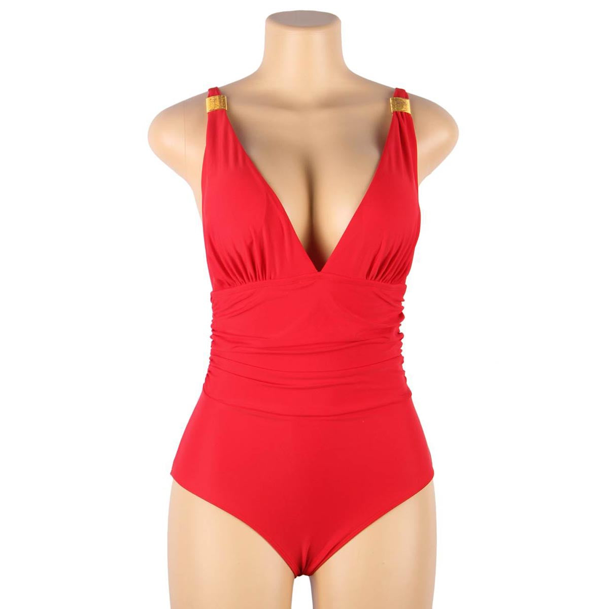 YesX YX967 One Piece Swimsuit Red