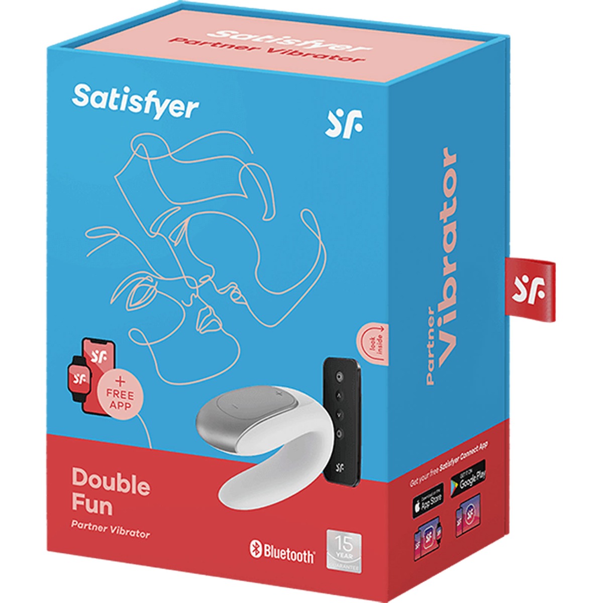 Satisfyer-Double-Fun-Partner-Vibrator-White