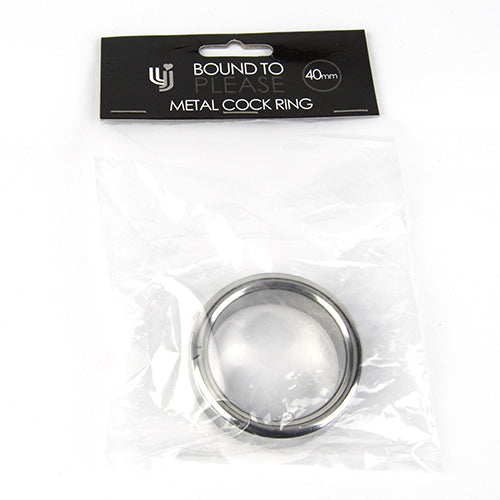 Bound to Please Metal Cock and Ball Ring - 40mm