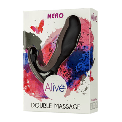 Alive Nero Silicone Coated Prostate Massager