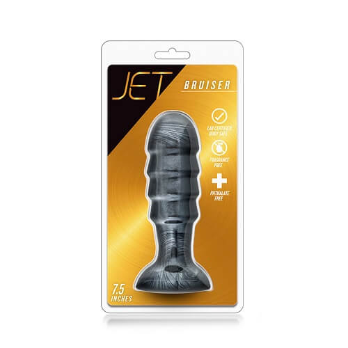Jet Bruiser Large Ridged Butt Plug 7.5 Inches